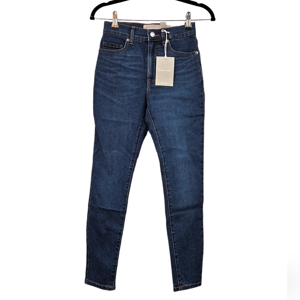 NWT Everlane The Authentic Stretch High-Rise Skinny Size 24 Ankle - Picture 2 of 11